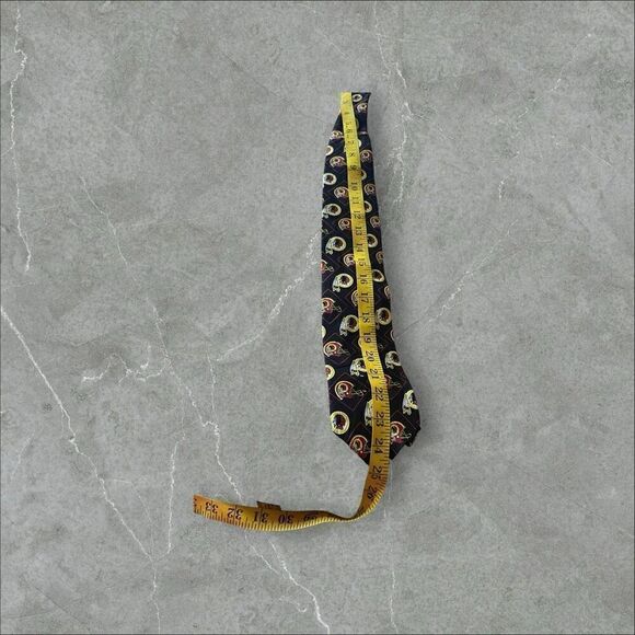 RM Sport Mens Multicolor Washington Redskins Allover Print Neck Tie - Picture 8 of 16